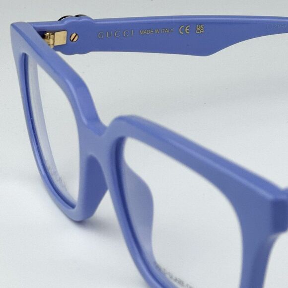 NEW Gucci GG1536O 008 Violet Women Square Eyeglasses GG 1536O - Picture 6 of 10